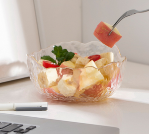Ensemble <span class=keywords><strong>de</strong></span> bols à <span class=keywords><strong>fruits</strong></span> pour salade en verre cristal <span class=keywords><strong>de</strong></span> forme irrégulière moderne bols <span class=keywords><strong>de</strong></span> service <span class=keywords><strong>de</strong></span> stockage <span class=keywords><strong>de</strong></span> cuisine artisanaux pour l'affichage <span class=keywords><strong>de</strong></span> comptoir - Product Image 3