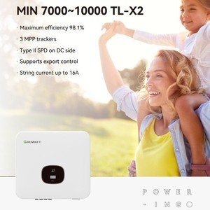 อินเวอร์เตอร์พลังงานแสงอาทิตย์ Growatt Min 8000tl X2 8kw แบบเฟสเดียว 220v รองรับแรงดันไฟฟ้าเข้า 600v DC 38.3a สำหรับใช้ในบ้าน - Product Image 5