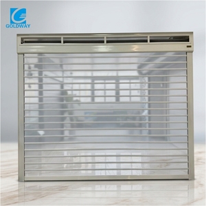 Tapparella Avvolgibile Automatica Trasparente in Policarbonato per Negozi Commerciali - Product Image 1