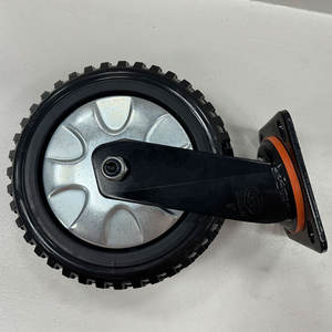 Ruedas Giratorias Todoterreno de 250 kg, Silenciosas, Negras, de TPE, con Bloqueo Giratorio, Rueda de 6 Pulgadas para Exteriores, para Piedra - Product Image 1