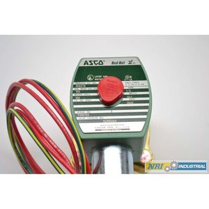 Vanne solénoïde ASCO Red-Hat II 1/2 po NPT 10,1 W 120/110 V-AC - Product Image 1