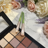 Ensemble de 7 pinceaux de maquillage vegan pour le visage OEM Yoly avec poils synthétiques et manche injecté - Faible MOQ, échantillon gratuit inclus
