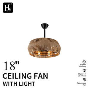 Bohemian-style natural hemp rope pendant <b>light</b> with an 18-inch hand-woven rattan shade – black kitchen pendant <b>light</b> - Product Image 2