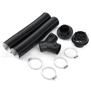 2 ensembles de conduites d'air de 60 mm pour chauffage de stationnement diesel, sortie d'aération + valve de régulation universelle en Y pour échappement - Product Image 2