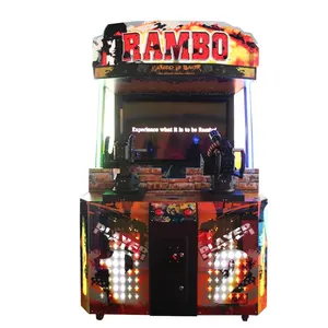 Machines de jeux d'arcade Offre Spéciale Machine de jeu de tir à jetons 55 Lcd Rambo Simulator