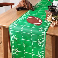 Nappe de table sur le thème du football américain, nappe de table sur le thème du rugby pour la fête du Super Bowl, décoration de table à manger pour la maison