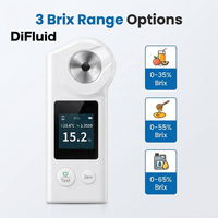 DiFluid High Accuracy Brix Refractometer Sugar Concentration Meter Digital Tester with ATC IP67 for Specialty Cafe Roasters
