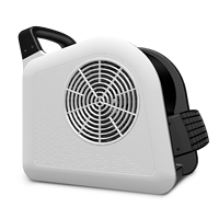 Souffleurs commerciaux à séchage rapide de type compact Airmax Radial 304CFM USA Daisy Chain, sécheuse de tapis à profil bas, ventilateur portable