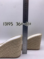 Espadrilles à semelle haute pour femmes Semelle en jute Sandale Semelle de chaussure pour femmes