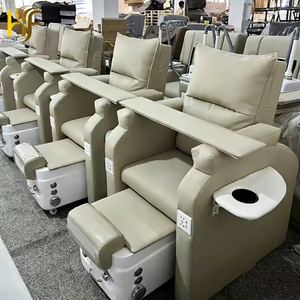 Wholesale Price Plumbing Foot Spa Pedicure Chair Luxury Pedicure Chairs Foot Spa Pedicure Extension Nail Chair Sofa - Product Image 4