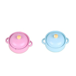 Maison de poupée miniature, simulation de pot à soupe, miniature Bjd, scène après le repas, modèle de pot en <span class=keywords><strong>argile</strong></span>, ornement en gros - Product Image 4