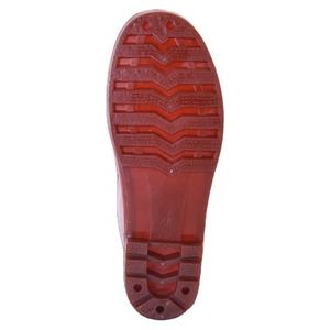 <span class=keywords><strong>Stivali</strong></span> <span class=keywords><strong>da</strong></span> <span class=keywords><strong>pioggia</strong></span> impermeabili in PVC di moda con tacco alto e altezza al ginocchio rosso lucido a buon mercato per lavoratore - Product Image 4