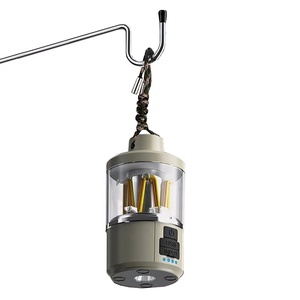 New Retro 360 ánh sáng mini <span class=keywords><strong>Lantern</strong></span> LED khẩn cấp ánh sáng mạnh mẽ Đèn pin ngoài trời có thể sạc lại cắm trại ánh sáng - Product Image 1
