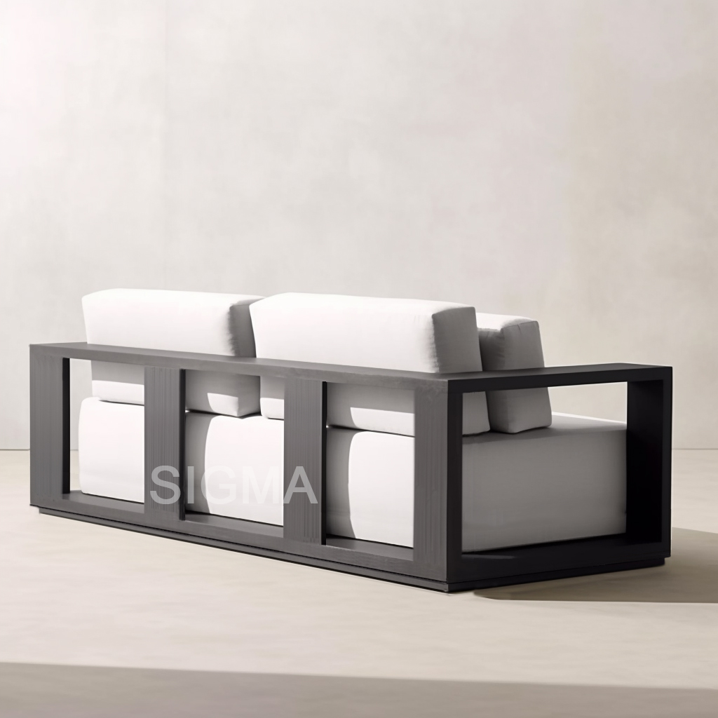 New Design Balcony Patio Furniture Modern Outdoor Garden Sofa Set Aluminum sofa