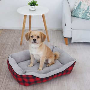 Hersteller Großhandel Benutzerdefiniertes Logo Kariertes Katzen- und Hundebett Haustierprodukte - Product Image 6