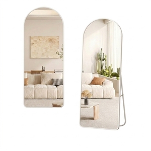Factory Direct Custom Arched Aluminum Frame Full-Length Floor <strong>Mirror</strong> Wall-Mounted <strong>Leaning</strong> Free-Standing Body <strong>Mirror</strong> - Product Image 5