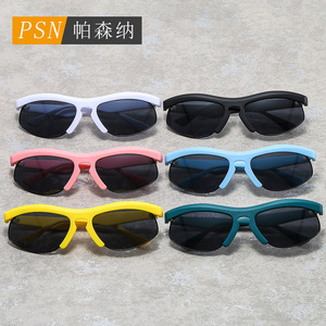 Gafas de sol con montura completa, lentes esféricas, UV400, de plástico, para mujer, a la moda, para deportes al aire libre - Product Image 5