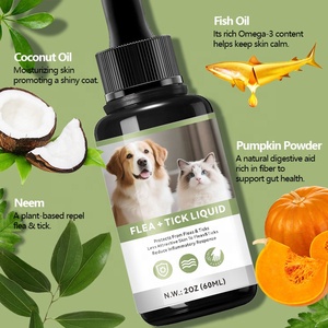 OEM ODM Gouttes anti-puces et anti-tiques pour chiens et chats Formule de saveur personnalisée Santé immunitaire des animaux de compagnie Liquide anti-puces et anti-tiques pour chiens et chats de tous âges - Product Image 6