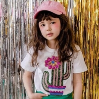 En gros, Patchs et appliques à coudre en sequins, motifs fleurs de cactus bohèmes et plantes du désert western, pour veste, chapeau, sac, vêtement