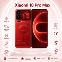 Xiaomi 18 Pro Max 2026 Smartphone 5G Original Baru Octa Core Kamera LEICA 200MP+200MP+50MP Versi Transparan XIAOMI 18pro max