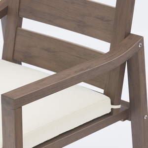 Uplion <span class=keywords><strong>poltrona</strong></span> da esterno Patio terrazza prato giardino terrazza cortile <span class=keywords><strong>sedia</strong></span> <span class=keywords><strong>a</strong></span> doghe in plastica marrone chiaro con finitura antimacchia - Product Image 6