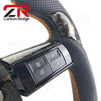 Volant sport en fibre de carbone forgée avec LED améliorées pour Chrysler 300C 300 300SRT SRT8 Dodge Charger/Challenger/Magnum