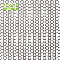 Tôle perforée en métal de 2 mm d'épaisseur, maille à trous ronds de 1 mm et 2 mm, plaque en acier inoxydable 304 316, tôle perforée en aluminium