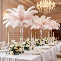 Décoration de mariage Cristal acrylique transparent Support de fleurs de mariage Pièce centrale pour table de mariage