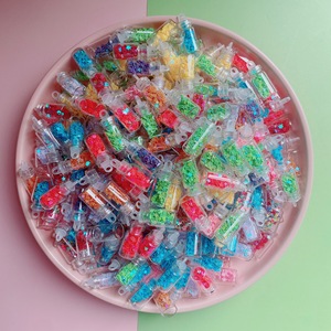Juego de 24 Colores de Resina en Botellas de Vidrio para Decoración de Uñas Artificiales, Brillo para Arte de Uñas, Pegatinas de Gel para Uñas, Decoración Navideña - Product Image 2