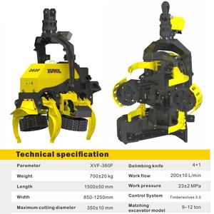 Machine de coupe d'arbres XUVOL 360 mm pour l'abattage d'arbres avec système de contrôle Timber Wolves, têtes de coupe d'arbres - Product Image 2