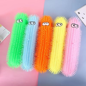 <b>Large</b> 50CM Sparkling Ball Glowing Caterpillar Elastic Glowing Caterpillar <b>Soft</b> Rubber <b>Toy</b> - Product Image 2