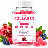 Complément alimentaire en gommes végétaliennes naturelles pour la beauté quotidienne, la nutrition, le soutien de la peau, des cheveux et des ongles, le bien-être, les gommes au collagène, complément alimentaire