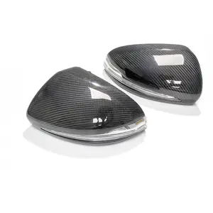 Real Carbon Mirrors Replacement For Mercedes Benz W205 W213 W222 C300 E350 S-Class CLS Carbon Fiber Mirror Covers