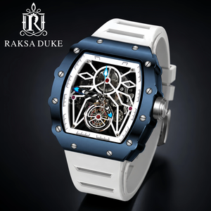 Reloj Raksa Duke OEM ODM Automático con Esfera Esqueletizada y Manecillas Luminosas, Resistente al Agua 30m, Caja de Aleación y Esfera de Cristal - Product Image 2