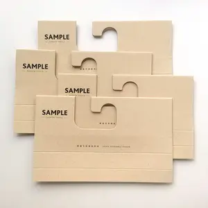 Doppellagiger Siebdruck Karton Papierprägung individuelles Muster Uhrenhänger