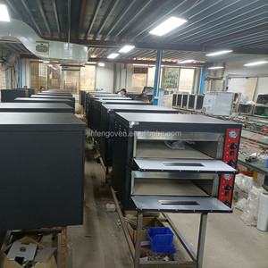 BBQ extérieur Double pont industriel gaz 4 pizzas <span class=keywords><strong>four</strong></span> électrique gaz pizza faisant la machine pour le ménage - Product Image 4