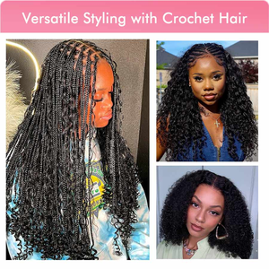 Extensions de cheveux en <span class=keywords><strong>plumes</strong></span> pour grossistes, double trame, crochet, 100 % cheveux humains vierges, pré-étirées, bouclées profondes, tresses bohèmes - Product Image 5