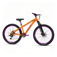 Vélo de montagne Dirt Jump en aluminium de 26 pouces, 8 vitesses, VTT unisexe pour hommes et femmes, pour la conduite hors route et le Dirt Jump