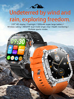 Smartwatch J13 2.01" IPS con Chiamata BT, Monitoraggio Frequenza Cardiaca, IP68, 1200mAh