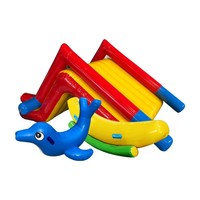 Pièces de parc aquatique intérieur gonflable enfants aire de jeux océan Style château gonflable avec combinaison de jeu doux pour les petits tout-petits