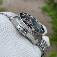 Steeldive SD1980 – montre de plongée pour hommes, boîtier monobloc, 45MM, automatique, mécanique, lumineuse, BGW9, résistante à l'eau, 1000M, montre en saphir