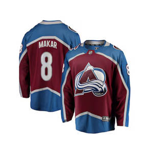 เสื้อเจอร์ซีย์สำหรับเล่นฮ็อกกี้น้ำแข็งเสื้อรักบี้พิมพ์ลายปักโลโก้ - Product Image 1