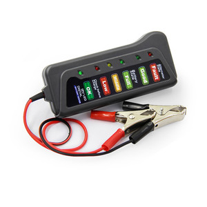 Draagbare 12V Auto Digitale Batterij <span class=keywords><strong>Tester</strong></span> Dynamo 6 <span class=keywords><strong>Led</strong></span> Licht Voor Auto En Motorfiets Batterij <span class=keywords><strong>Tester</strong></span> - Product Image 3