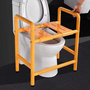 Tabouret de douche pliable Fu Rui 300 lb en acier inoxydable avec barre d'appui antidérapante, chaise de sécurité pour salle de bain, dispositif d'aide pour personnes âgées - Product Image 2