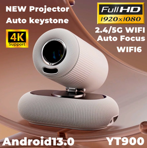 Proyector YT900 de Alta Definición 1080P para Uso Doméstico, Compatible con Teléfonos Móviles Android, <span class=keywords><strong>Mini</strong></span> Proyector Portátil CRT - Product Image 2