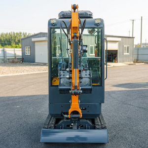 Mini-excavatrice sur chenilles de 1,4 tonne avec godets inclinables et godets à sable pour travaux d'aménagement paysager et de nivellement, service OEM ODM - Product Image 1