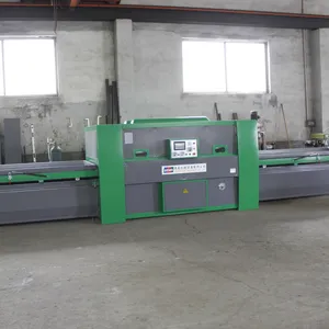 Automatic Press Membrane Wood Laminating Machine for door cabinet kitchen making membrane hot press machine 2 tables