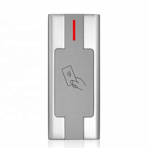 Kim loại trường hợp chống phá hoại không thấm nước IP67 ngoài trời Wiegand RFID 125Khz Proximity <span class=keywords><strong>Reader</strong></span> độc cửa kiểm soát truy cập hệ thống - Product Image 4