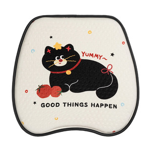 Cute Cartoon Plush Car Seat Cushion Soft <b>Winter</b> <b>Decorative</b> Flat Shape 3-4 Pieces Set - Product Image 5