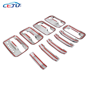 Accessoires de voiture Bande de protection de la poignée de commande de porte de voiture Autocollant de bol extérieur pour Ford F150 2004 - Product Image 5